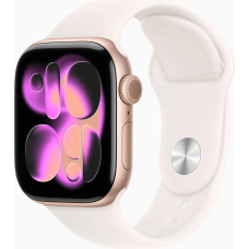 Смарт-годинник Apple Watch Series 11 GPS 42mm Rose Gold Alu. Case w. Light Blush S. Band - S/M